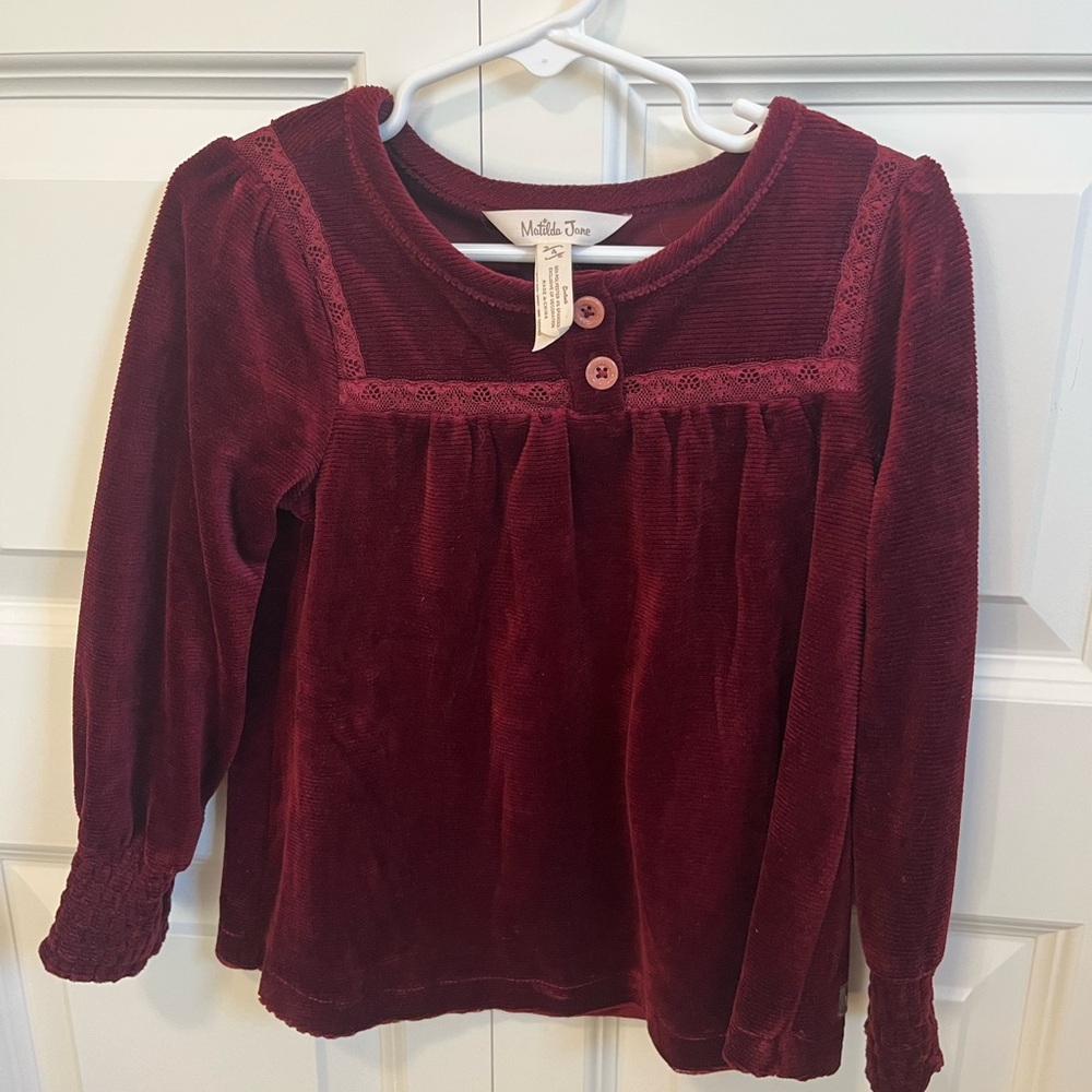 Matilda Jane Holiday Tops size 4
